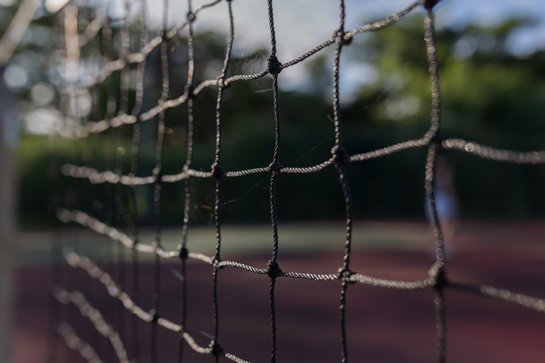 paddle tennis or tennis net texture close up - Photo, Image