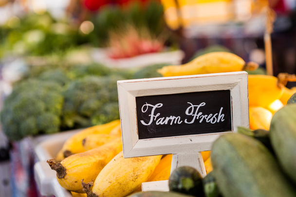 Fresh organic produce on sale - Photo, Image