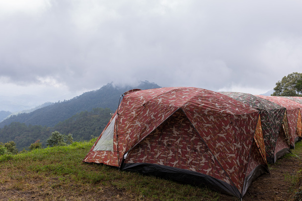 Dome tents camping at Angkang, Thailand - Photo, Image