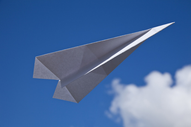 紙飛行機 - 写真・画像