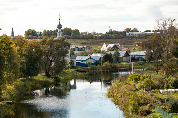 Landscape in Russian village Suzdal. 2015 - Foto, Imagem