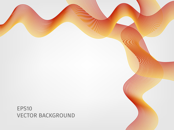 abstract vector waved line background - Vecteur, image