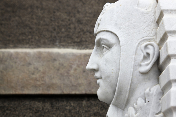 Profil d'homme en marbre
 - Photo, image