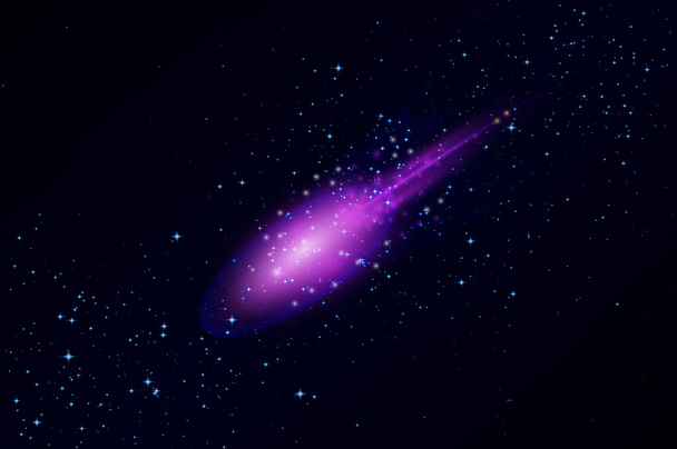 komet Feuerball abstrakt - Wektor, obraz