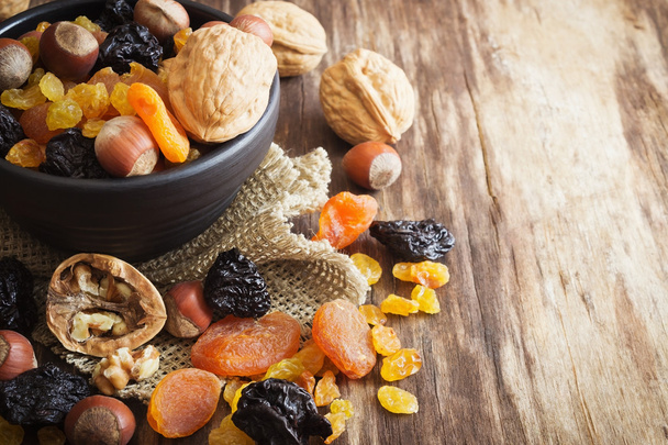 various dried fruits and nuts - Photo, Image