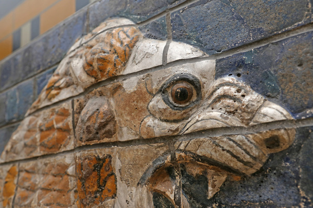 Ishtar Gate aslan gözü - Fotoğraf, Görsel