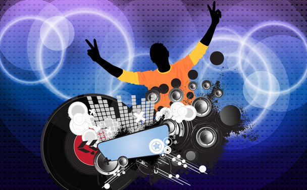 Music event party illustration - Photo, Image