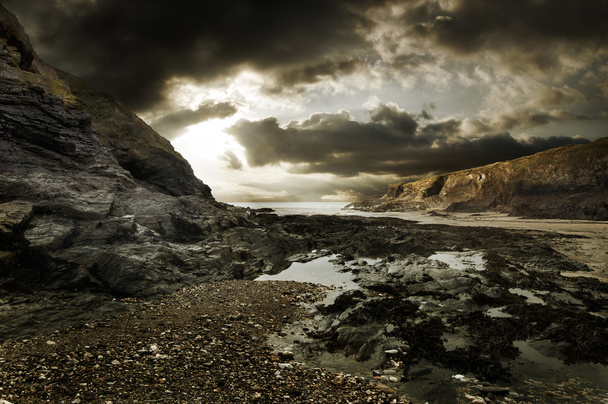 Paysage spectaculaire de la plage Rocky
 - Photo, image