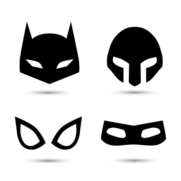 Set di icone vettoriali super eroe
 - Vettoriali, immagini