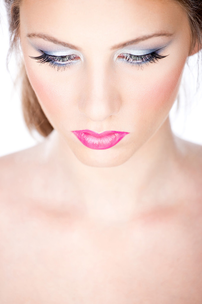 Make up on woman - Foto, afbeelding