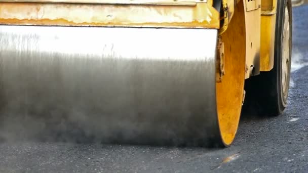Будівництво нової дороги з ремонт дороги в уповільненому Русі - Кадри, відео