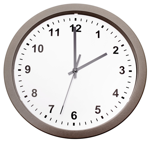 Clock isolated over white background - Photo, Image