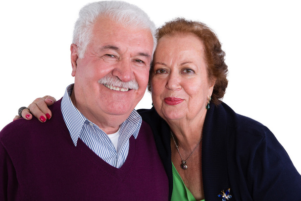 Feliz pareja de ancianos amorosos
 - Foto, imagen