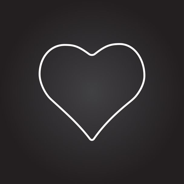 Játék szív ikon - Vektor, kép