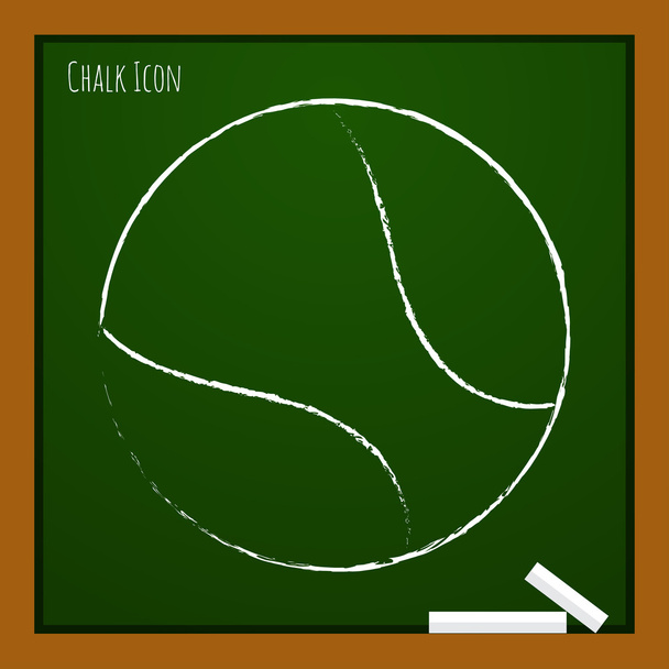 tennis ball icon - Διάνυσμα, εικόνα