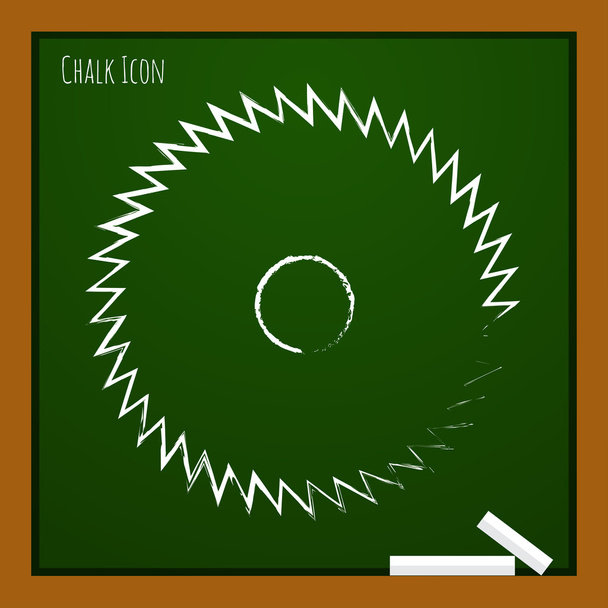 circular saw icon - Διάνυσμα, εικόνα