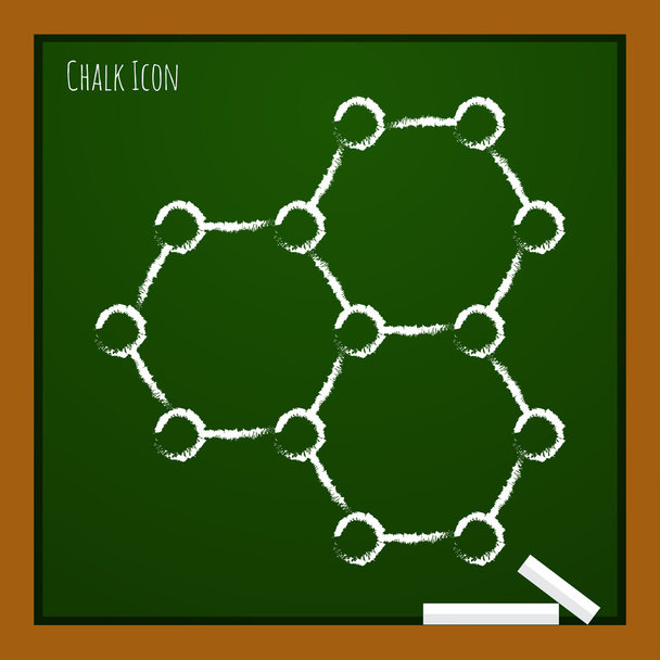 flat  Graphene icon - Διάνυσμα, εικόνα