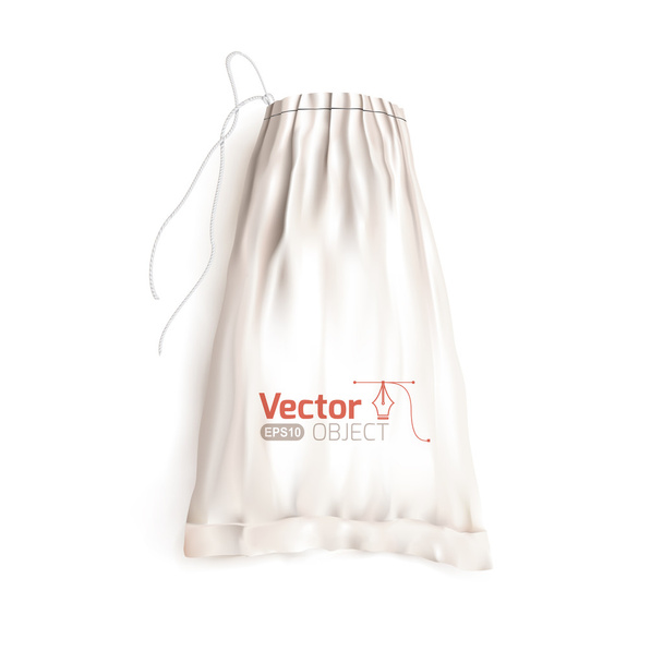 Blank bag for bulk products - Vector, Image