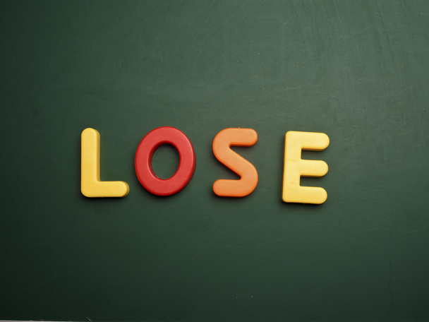 letters lose concept - Photo, Image