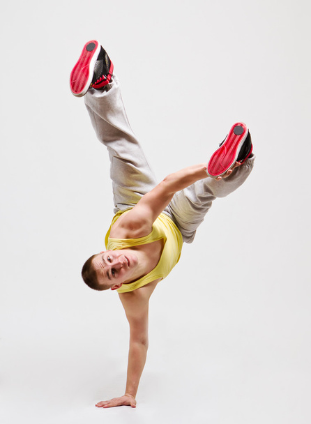 Stylish and cool breakdance style dancer posing - Photo, image