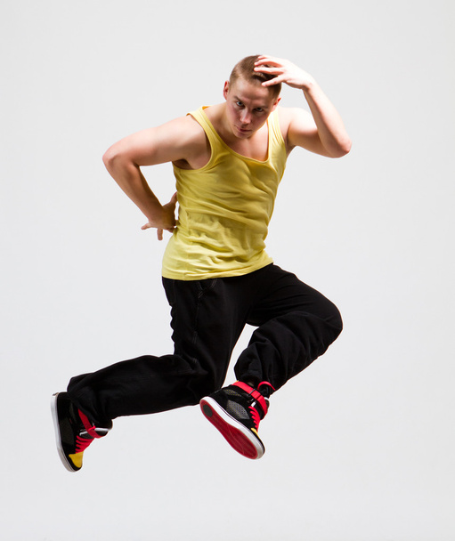 Stylish and cool breakdance style dancer posing - Foto, Imagem