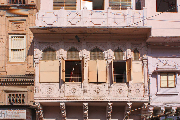 Straßen und Gebäude in Jaipur - Foto, Bild