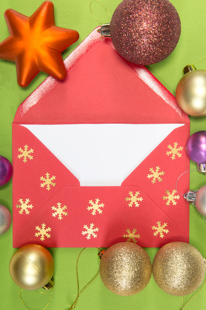 ed envelope, christmastime - Фото, зображення
