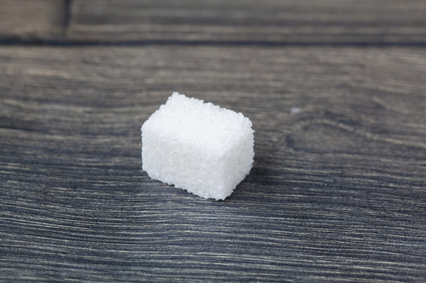 Cubo de açúcar branco
 - Foto, Imagem
