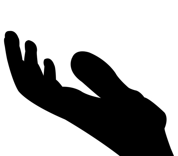 открытые руки на белом фоне
 - Фото, изображение