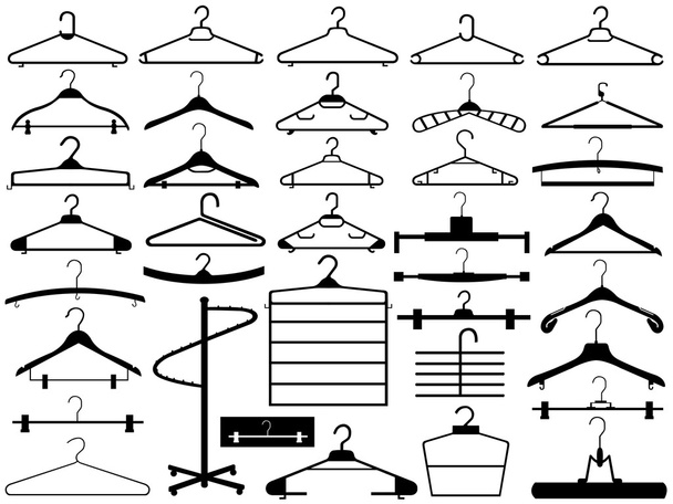 Hanger set - Vector, Image