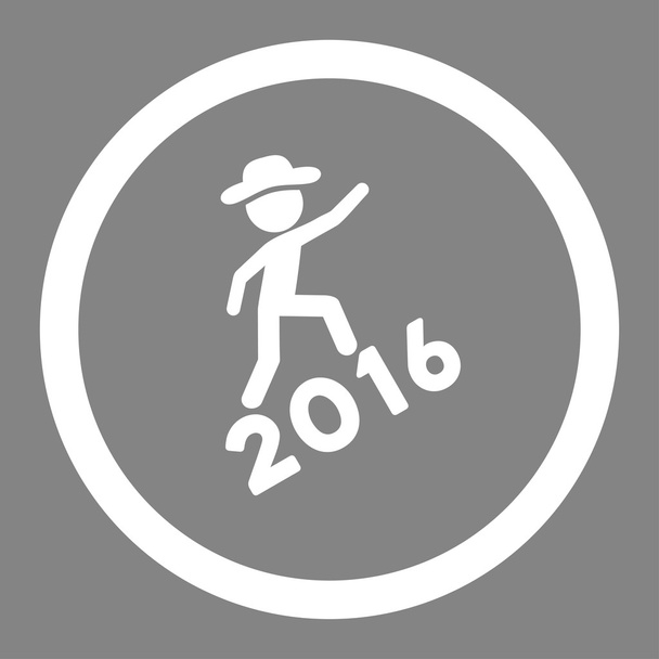 Human Climbing 2016 Icon - Διάνυσμα, εικόνα