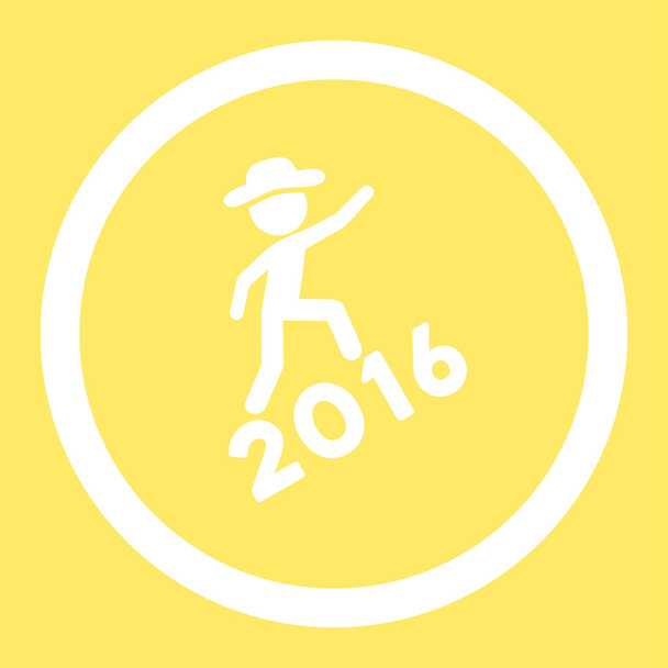 Man Climbing 2016 Icon - Διάνυσμα, εικόνα