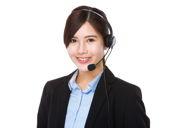Asiatique femelle opérateur de centre d'appels
 - Photo, image