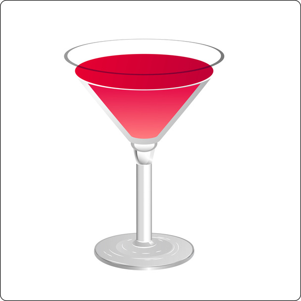 Cocktail - Vector, afbeelding