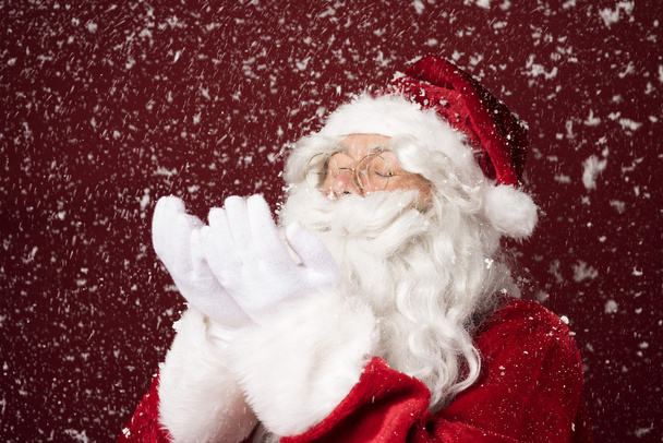 Άγιος Βασίλης φέρνει το χιόνι - Φωτογραφία, εικόνα