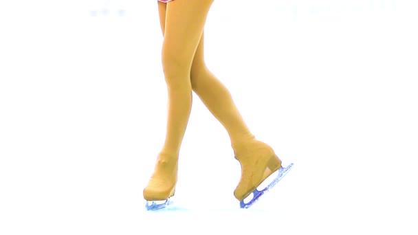 figure skater on the ice - Footage, Video