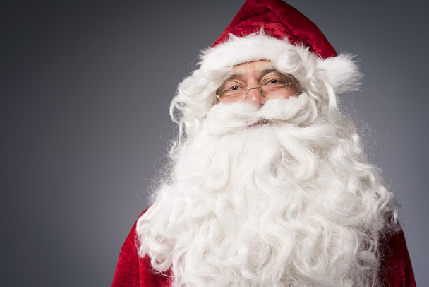 Santa Claus, fehér szakállal - Fotó, kép