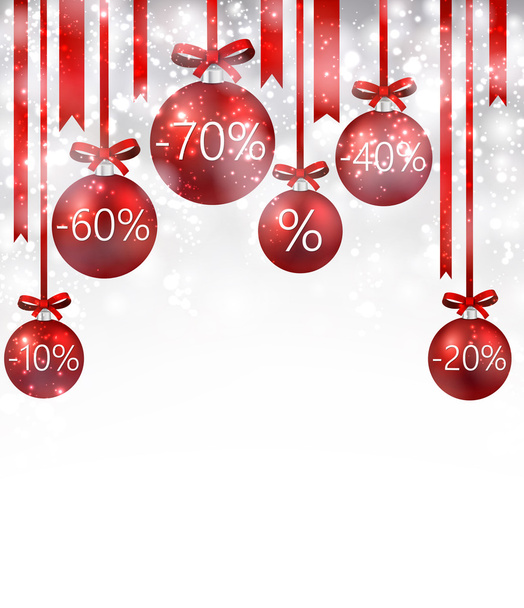 Christmas sale background. - ベクター画像