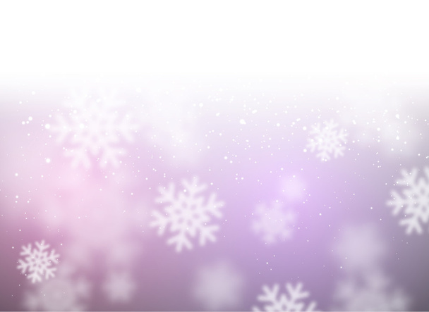 Festive Background with snowflakes - Vector, Image