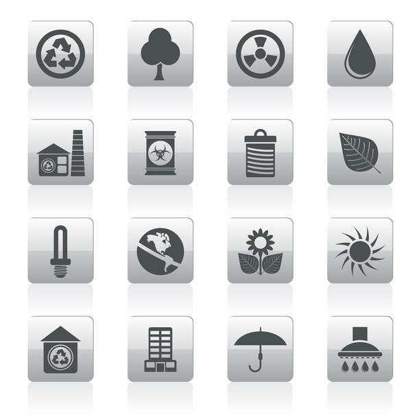 Ecology and nature icons - Vector, Image
