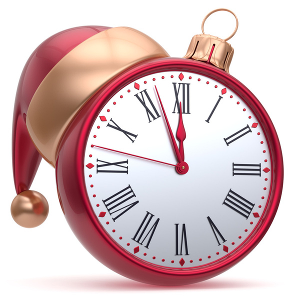Alarm clock New Year's Eve time midnight hour countdown - 写真・画像