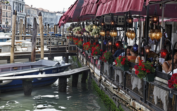 Terrace in Venice - Foto, Bild