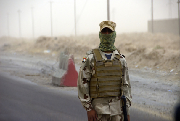 Irakin sotilaat.
 - Valokuva, kuva