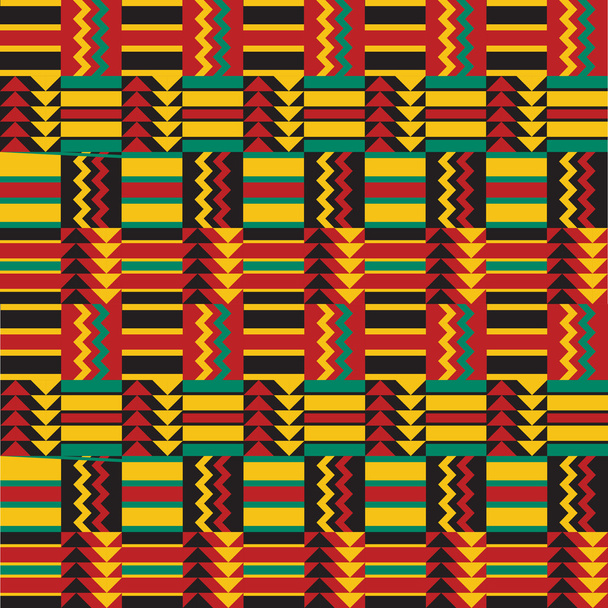 Безшовні африканських візерунком
 - Вектор, зображення