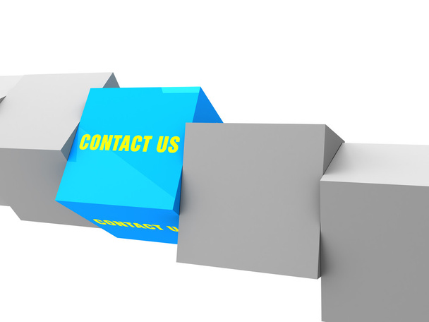contact us box, unique concept - Фото, зображення