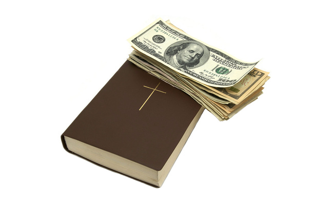 Bible and dollars - Photo, image