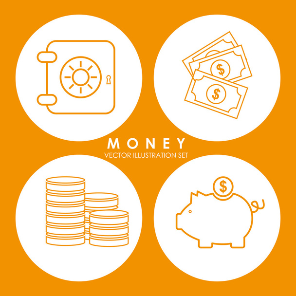 Money and Investment  - Vector, Image