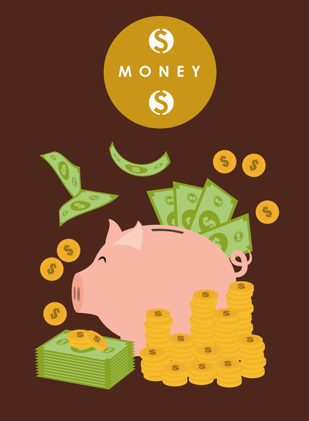 Money and Investment  - Vector, Image