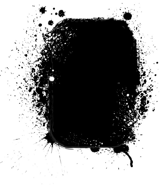 Marco de manchas de tinta
 - Vector, imagen