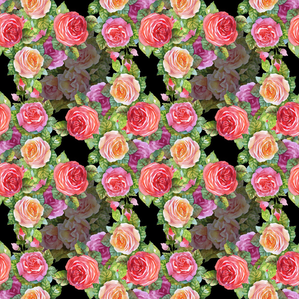 rosas de jardín flores florecientes
 - Foto, Imagen